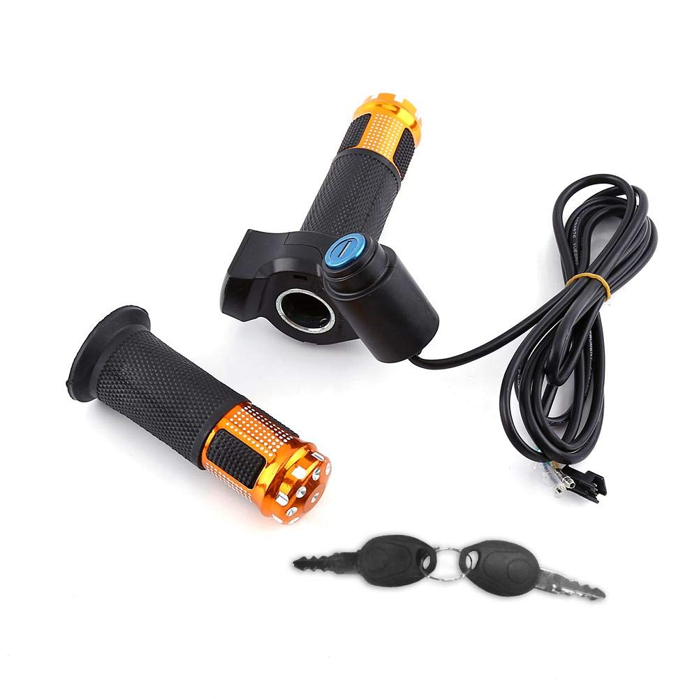 VGEBY1 Electric Scooter Throttle - Aluminum Alloy Handle with LED Display & Key Lock - Compatible with 4-Color Electric Scooters - Perfect for Commuting, Campus Travel & Urban Mobility
