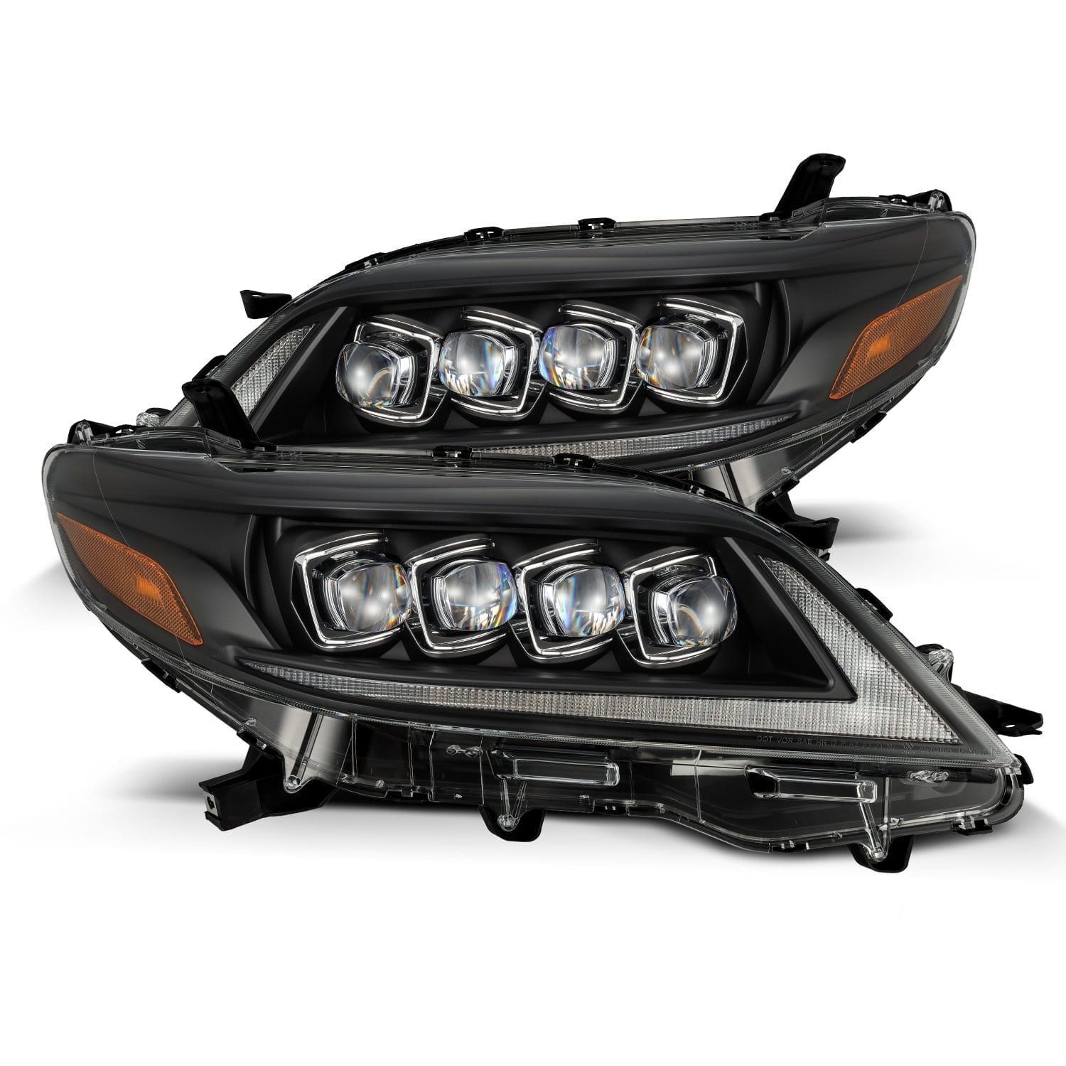 2011-2020 Toyota Sienna NOVA Series LED Projector Headlights - Black Alpha Rex 880768 - Upgrade Your Ride for Night Driving & Enhanced Visibility