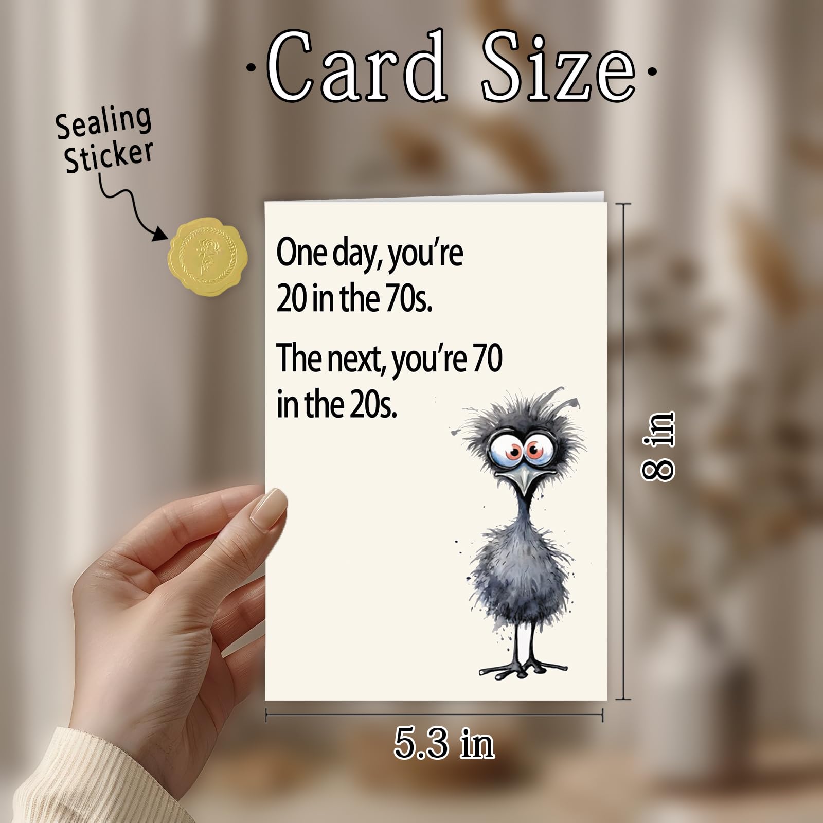 70th Birthday Gifts for Women & Men - Funny & Heartwarming Cards, Decorations for Dad & Mom - Perfect 70 Year Old Birthday Present for Her or Him - Great for Parties, Surprises & Milestone Celebrations