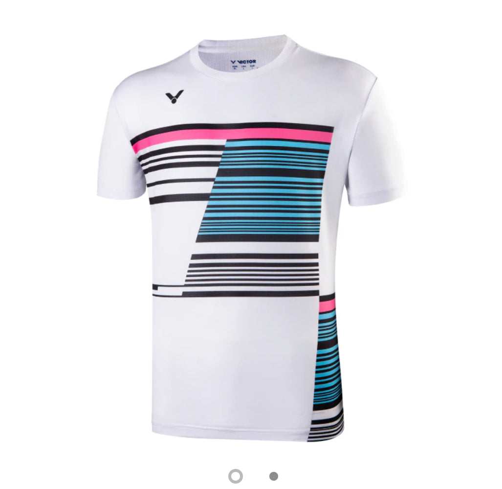 Victor T-15000TD Quick-Dry Badminton Shirt for Men & Women - Moisture-Wicking Performance Sports Top for Tennis, Squash & Gym Workouts