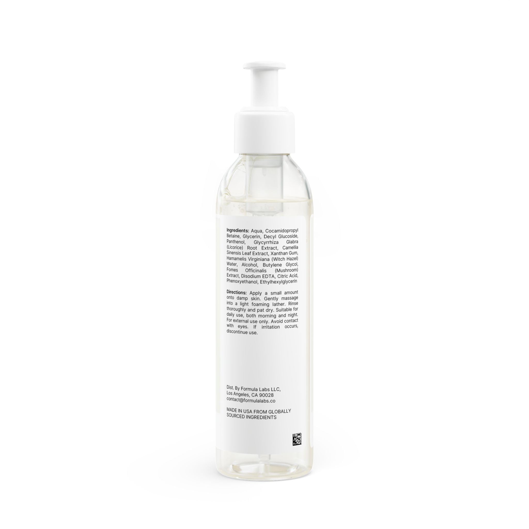 Glow Muse Gentle Face and Body Cleanser - 6oz Vegan, Paraben-Free, Sulfate-Free Skincare for Sensitive Skin | Daily Cleansing for Face, Body & Makeup Removal