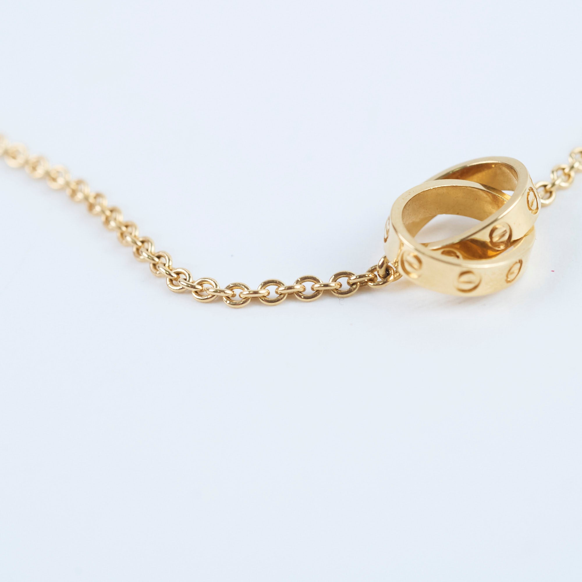 Cartier Baby Love Necklace 18K Yellow Gold Pendant - Elegant Jewelry Gift for Women, Valentine's Day & Anniversary Present - Perfect for Date Night & Special Occasions