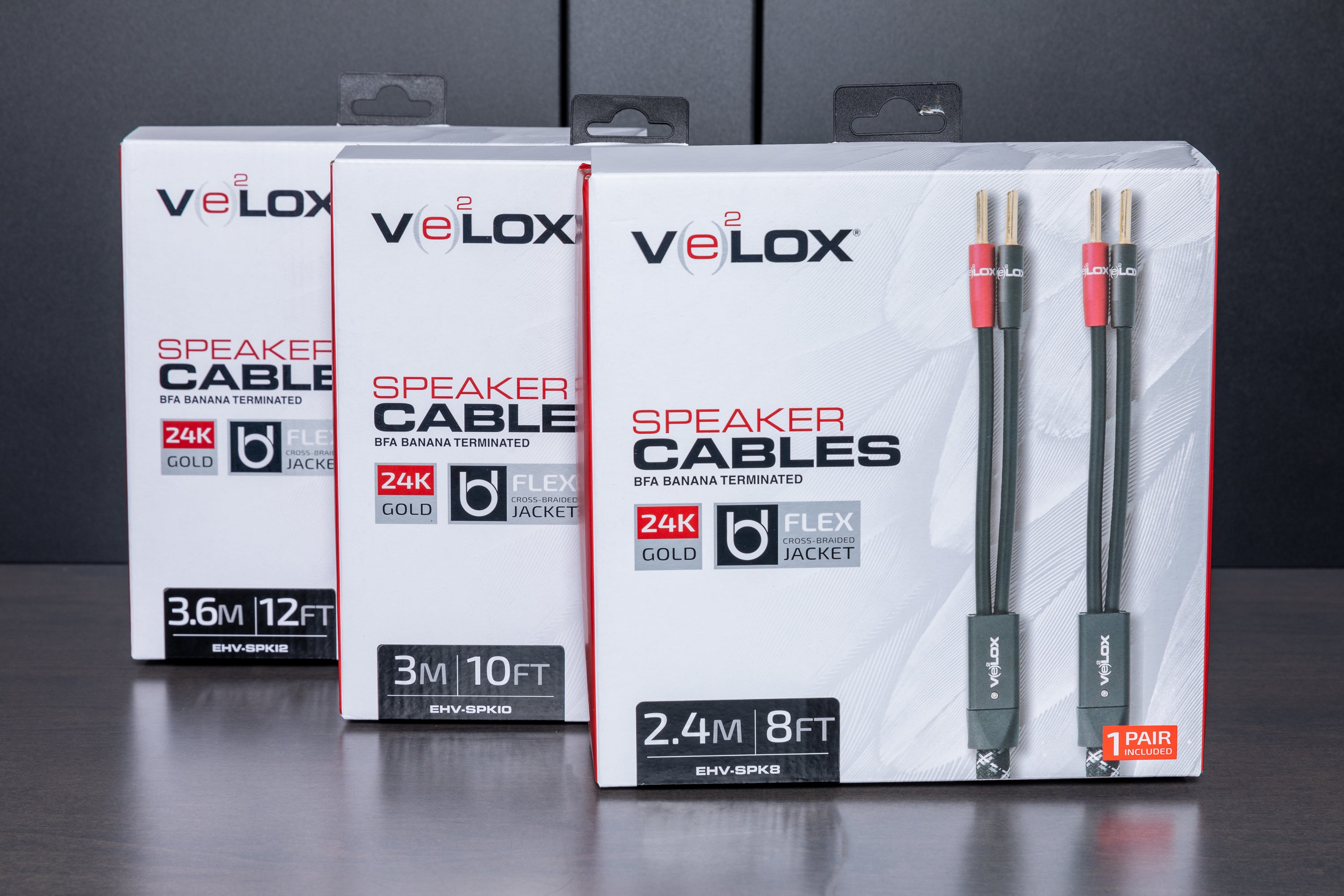Metra Premium 12 Gauge BFA Terminated Speaker Cables - HiFi Ready Audio Cables for Home Theater & Stereo Systems