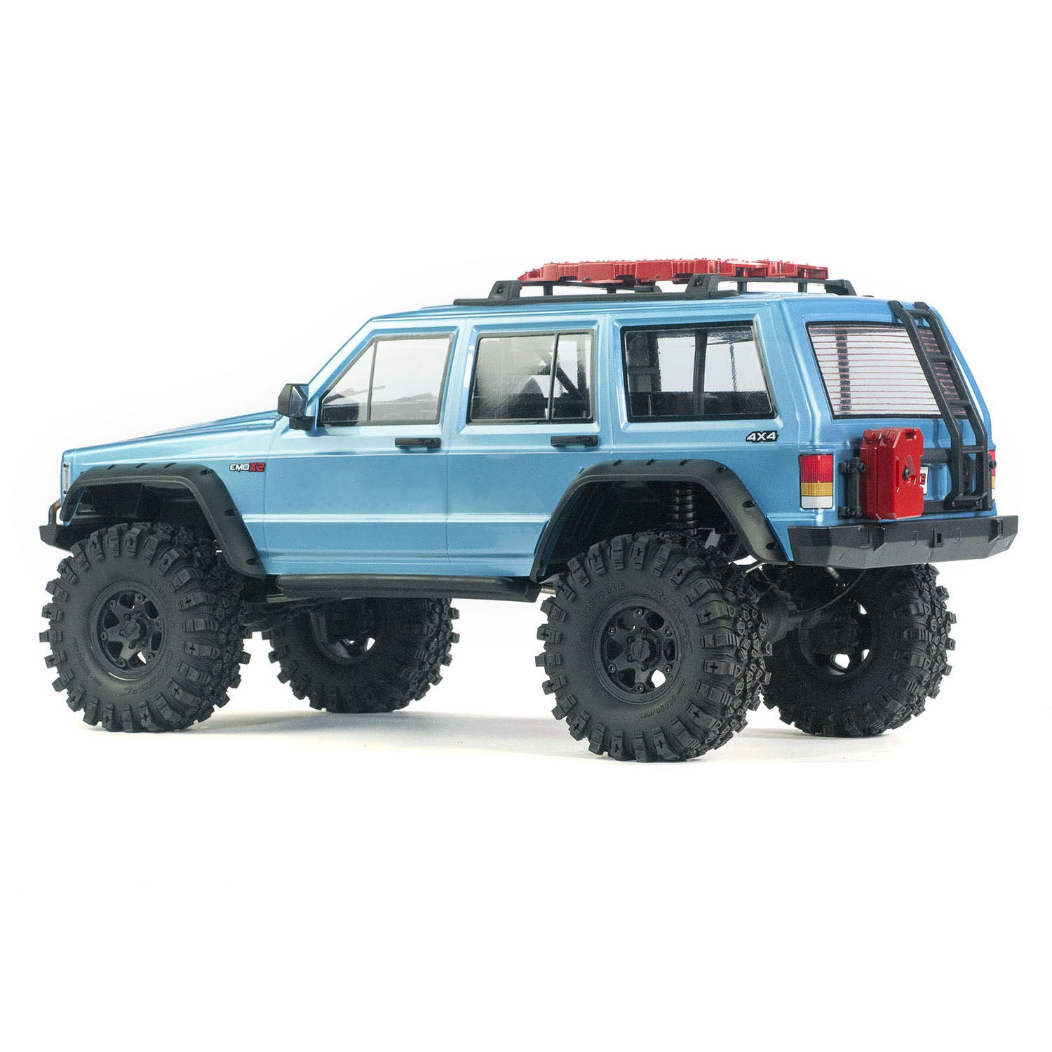 EMO X2 CROSSRC 1/8 Scale RC Rock Crawler - 4WD Off-Road Remote Control Car with 25T Brushed Motor & Hobbywing ESC | Waterproof, LED Lights | Perfect for Trail Crawling, Backyard Adventures & RC Hobbyists