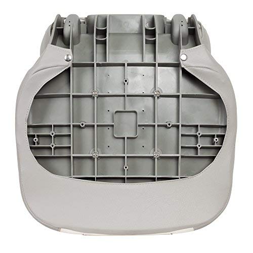 **Oceansouth Sirocco Folding Boat Seat - Lightweight & Portable Fishing Seat for Kayak, Canoe, or Boat (Gray/White) - Perfect for Fishing, Camping, and Outdoor Adventures**