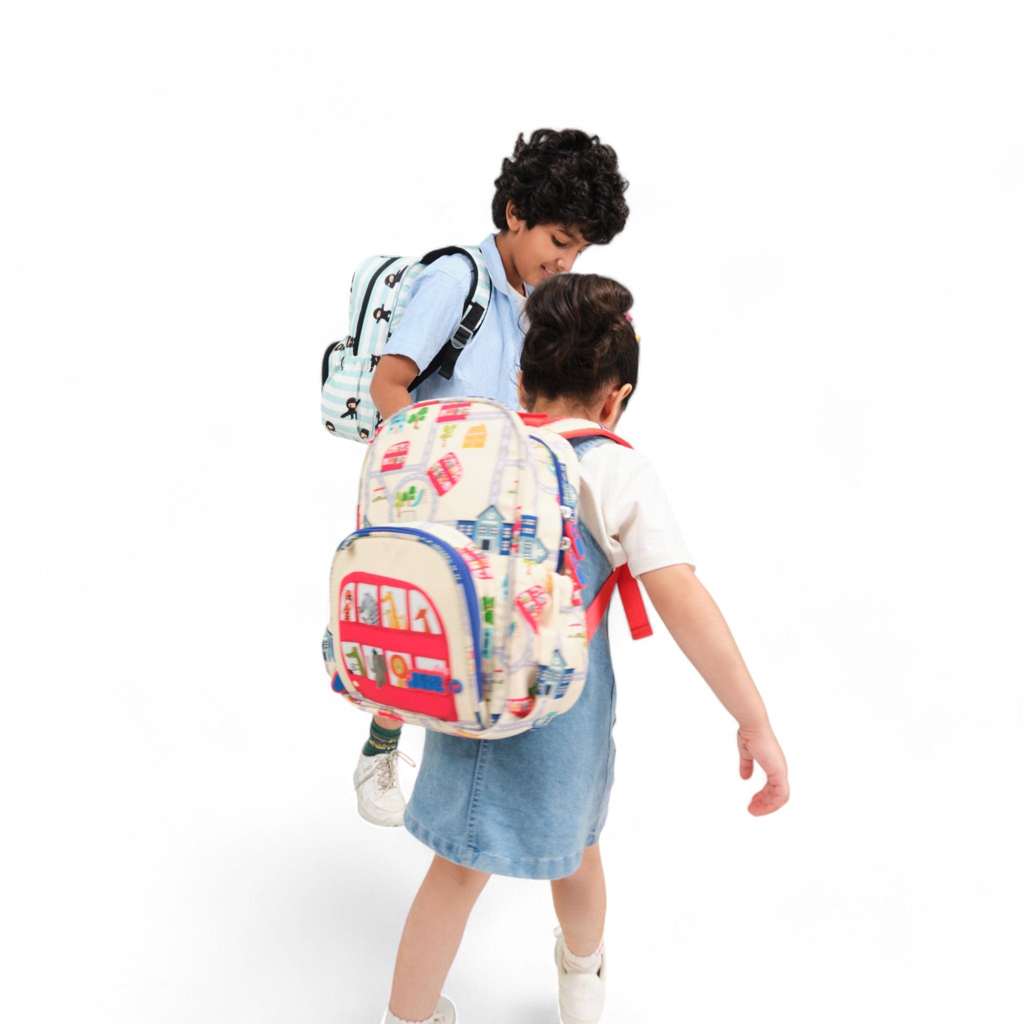 Wheel on the Bus Small Backpack for Kids - Cute Toddler School Bag with Bus Design - Perfect for Preschool, Daycare & Travel Accessories
