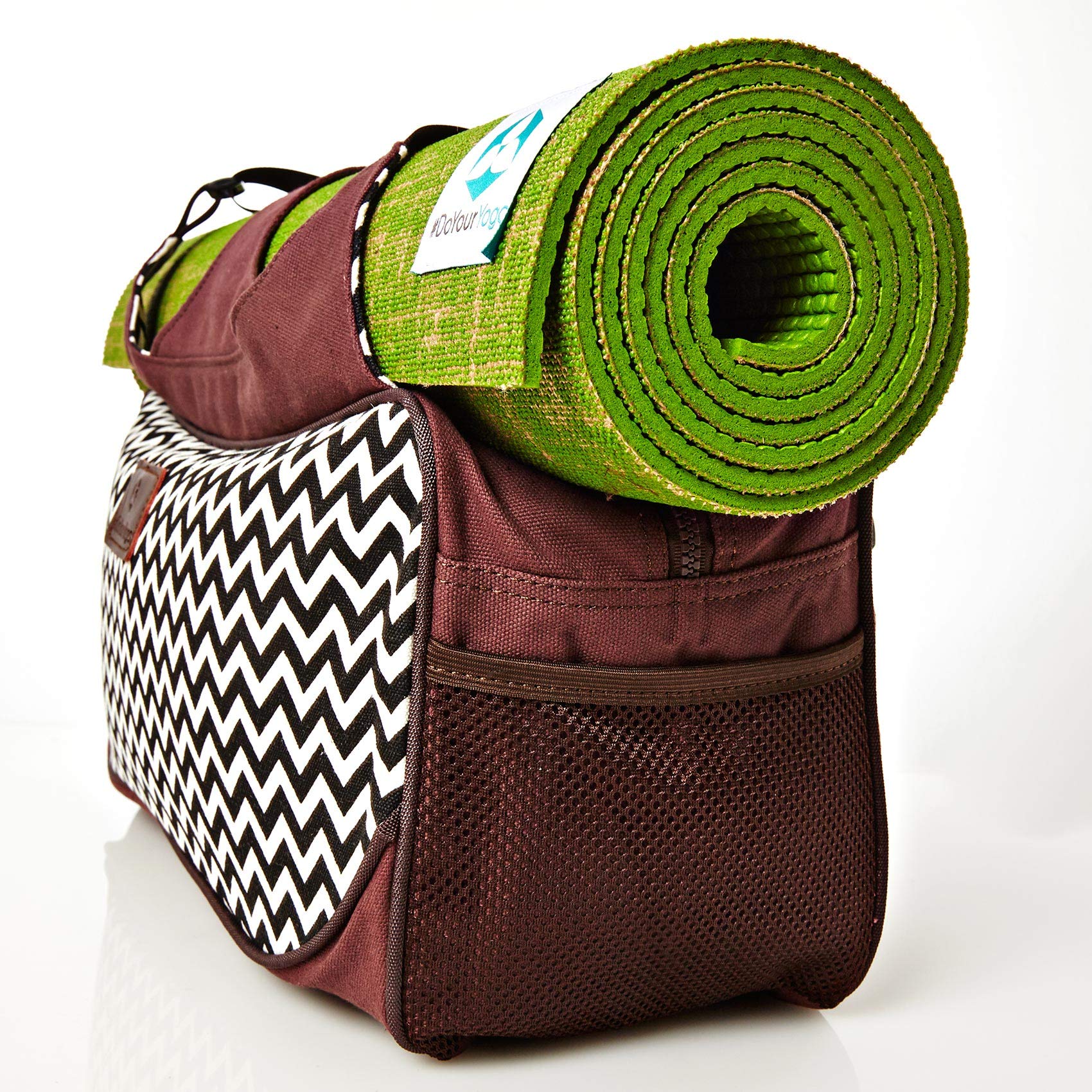 Extra Large Full-Zip Yoga Mat Tote Bag with Multi-Pockets - Waterproof Gym Bag for Pilates, Yoga & Fitness - Perfect for Sports, Travel & Storage »Vimalaa«