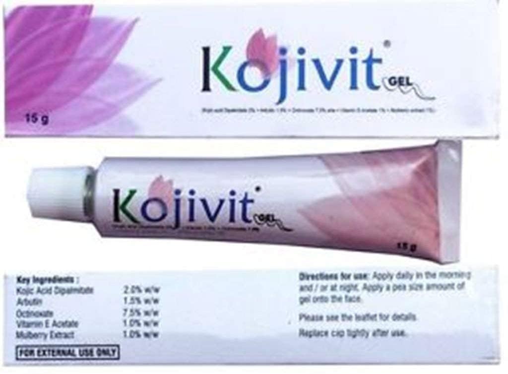 Dermary Kojivit Gel with Kojic Acid - Skin Lightening & Brightening Treatment for Hyperpigmentation, Dark Spots & Uneven Skin Tone (15g) - Perfect for Daily Skincare Routine & Post-Acne Marks Care