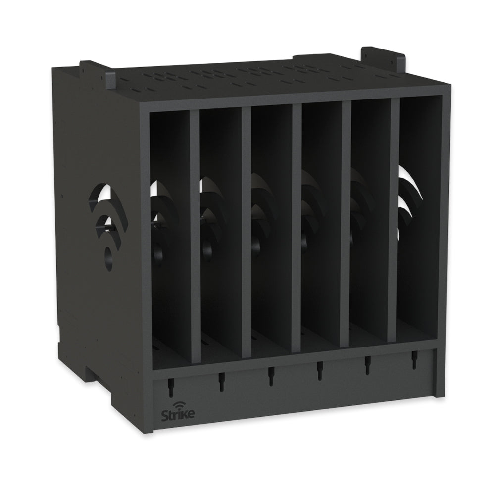 6 Bay USB C Tablet Charging Station - Fast Charging Cabinet for iPad, Samsung Tablets (Large & XL Size) - Perfect for Schools, Offices & Libraries