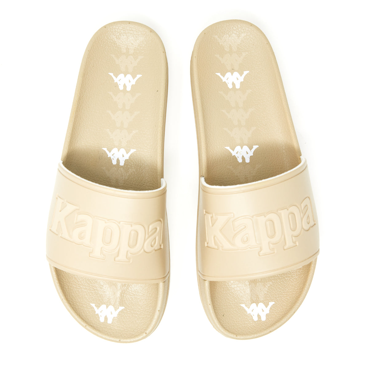 Kappa 222 Banda Adam 17 Slides - Beige Sand | Comfortable Men's Casual Sandals for Beach, Pool & Summer Outfits