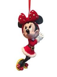 Disney Santa Minnie Mouse Christmas Tree Ornament - Official Disney Holiday Decor for Xmas Tree, Home, Party & Gift Giving