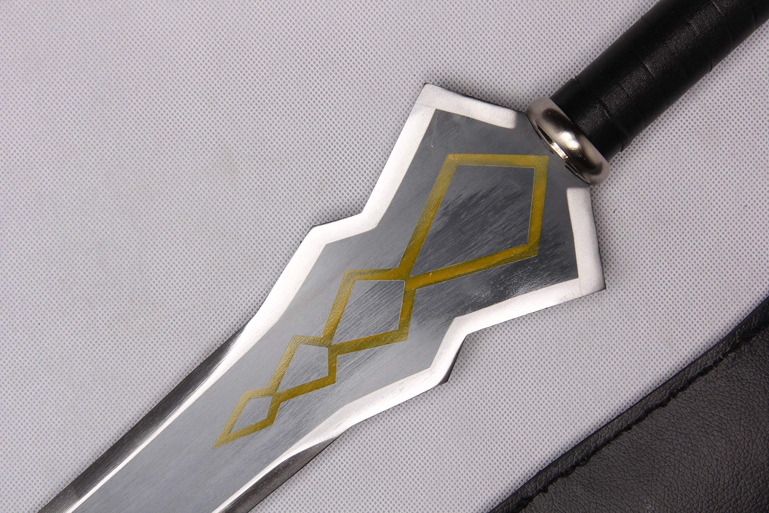SAO Kirito & Asuna Cosplay Sword - Carbon Steel Anime Katana Replica | Sword Art Online Game Collectible for Cosplay, Display & Anime Enthusiasts