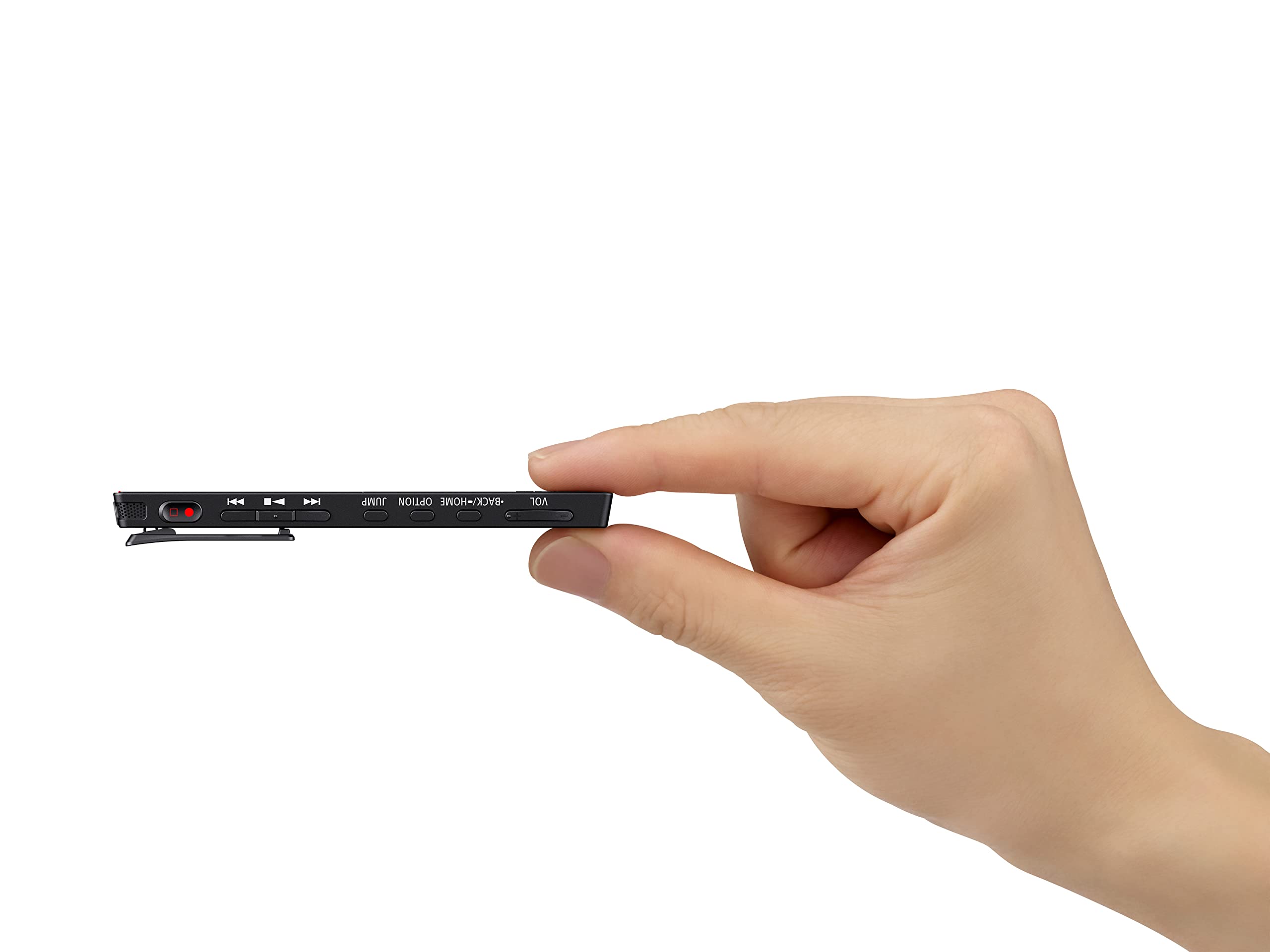 Sony ICD-TX660 Slim Digital Voice Recorder with OLED Display - Black | Compact Audio Recording Device for Lectures, Meetings & Interviews | High-Quality Sound for Professionals & Students