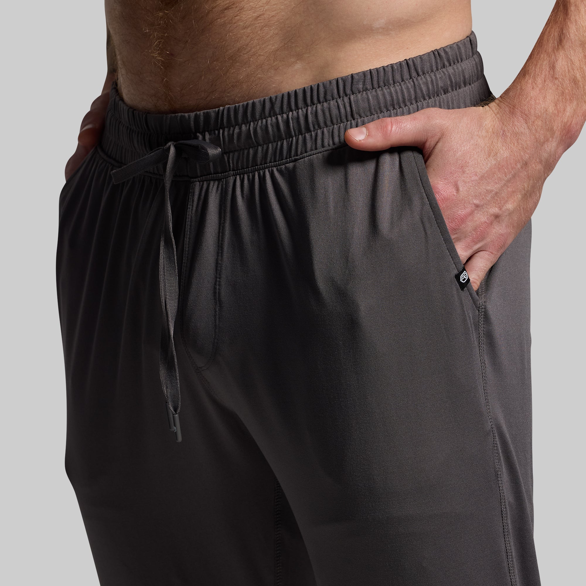 Men's Rest Day Jogger 2.0 - Comfortable Lounge Pants with Stretchy Fabric & Adjustable Drawstring (Gunmetal Gray) - Perfect for Relaxing at Home, Yoga, or Running Errands