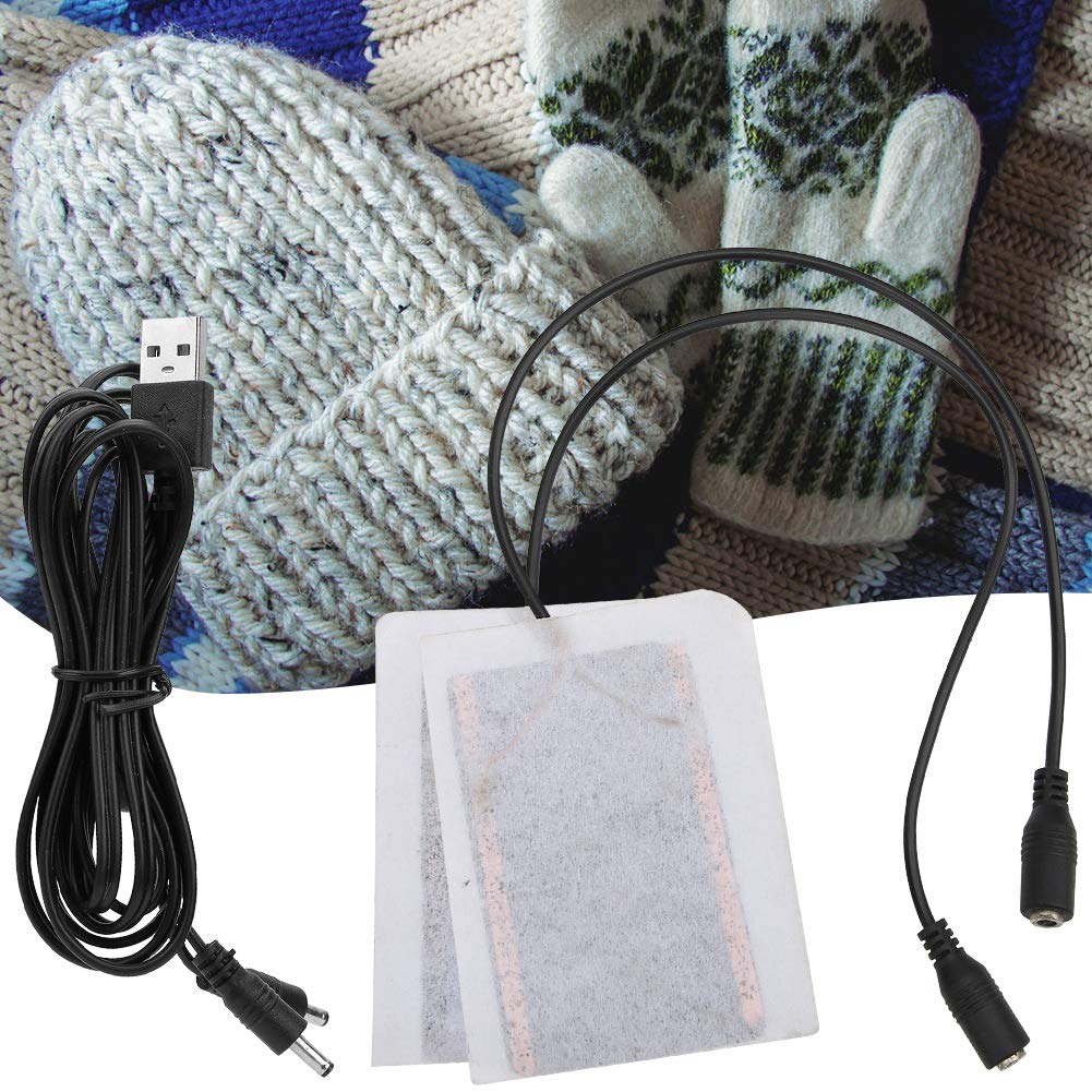 MAGT Portable 5V USB Carbon Fiber Heating Pad - Lightweight Electric Heat Mat for Back, Neck & Shoulder Pain Relief - Perfect for Home, Office & Outdoor Use