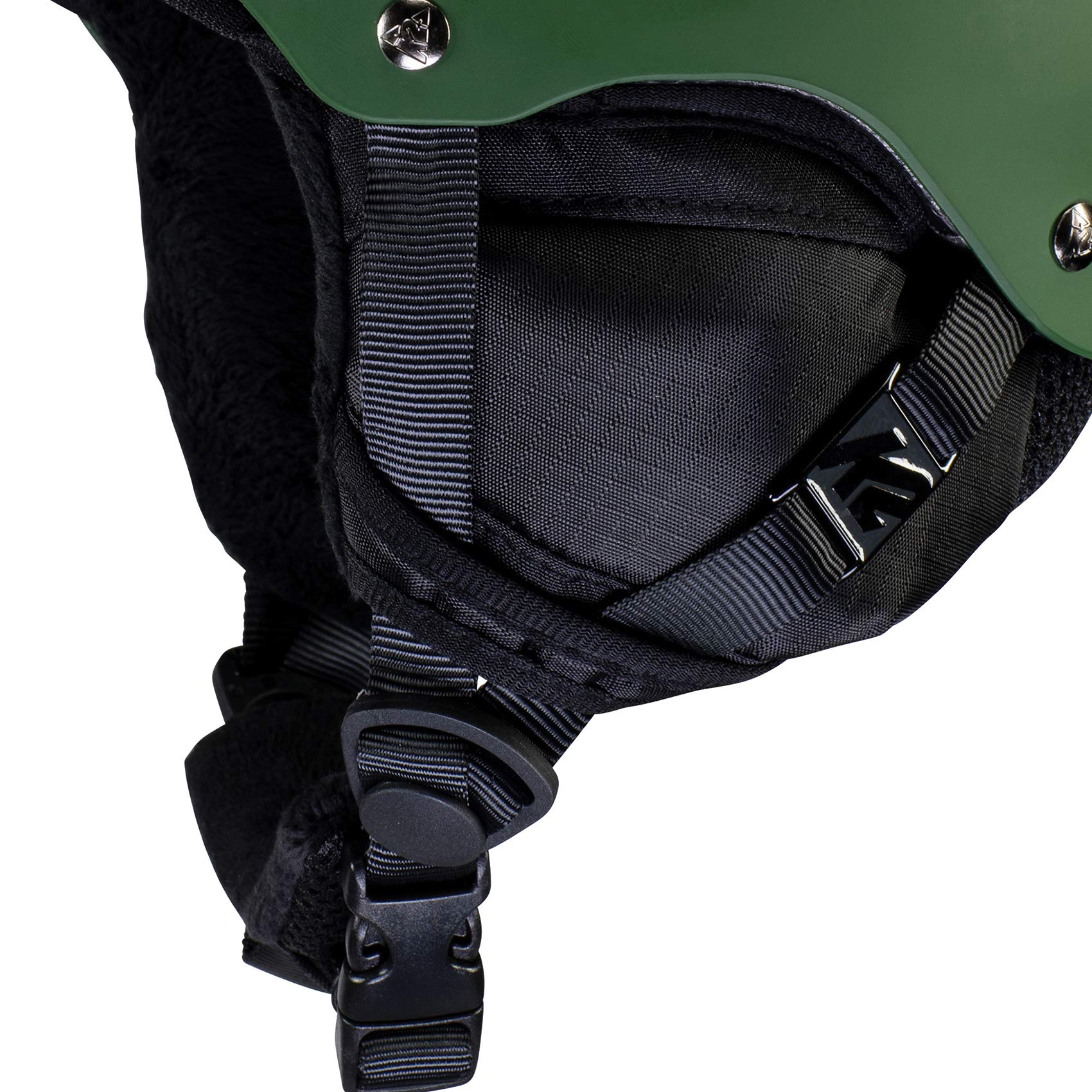 K2 Phase Pro Audio Snowboard & Ski Helmets 2021 - Large to XLarge Size, Forest Green - Built-in Bluetooth Speakers for Music & Calls - Perfect for Skiing, Snowboarding & Winter Sports
