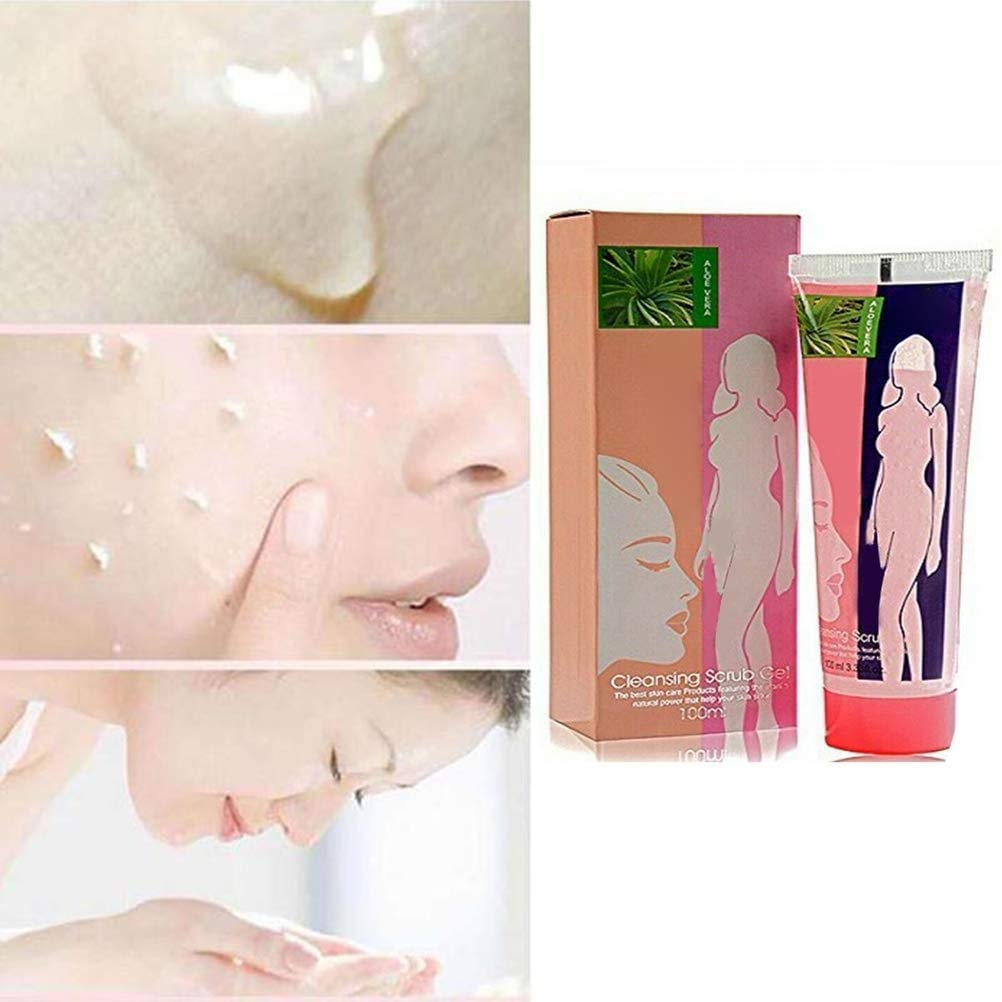Pietty Cream Face and Body Cleansing Scrub Gel - 100ml | Exfoliating & Moisturizing for Smooth Skin | Perfect for Daily Use & Spa Days