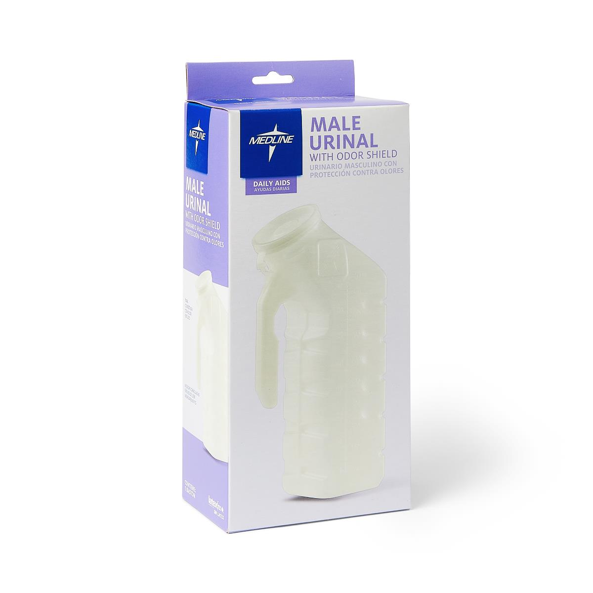 Portable Male Urinal for Men - Travel & Bedside Convenience - Disposable & Reusable Options - Ideal for Hospitals, Travel & Home Care