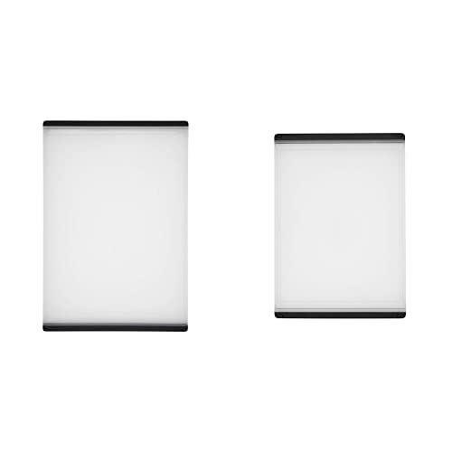 OXO Good Grips Carving & Utility Cutting Board Set - Clear Non-Slip Kitchen Cutting Boards for Meat, Vegetables & Fruits - Perfect for Holiday Cooking, Meal Prep & Entertaining