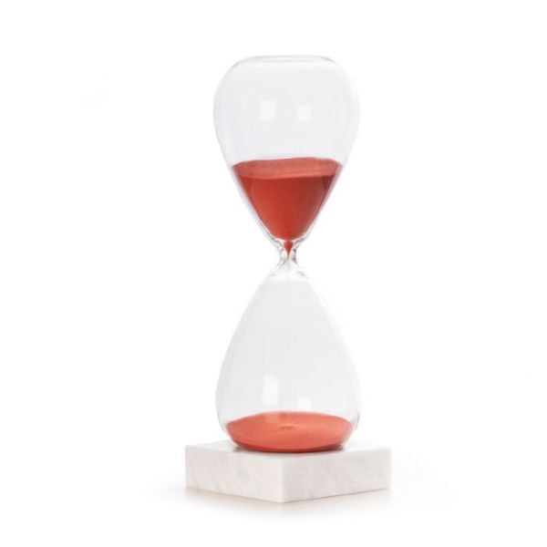 90 Minute Hand Blown Sand Timer - Premium Glass Hourglass for Time Management, Meditation & Classroom Activities - Perfect for Office, Yoga, and Study Sessions
