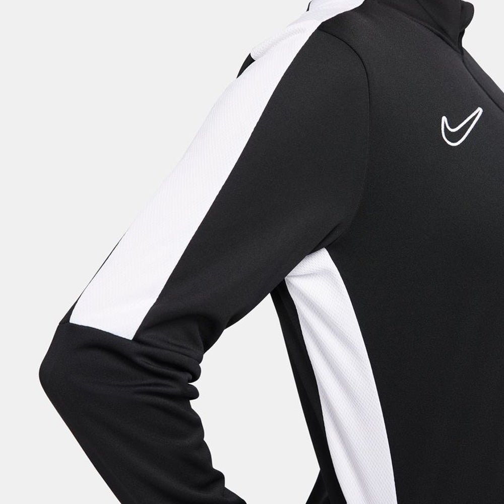 Nike Women's Dri-FIT Academy Drill Top - Black/White - Moisture-Wicking Athletic Shirt for Soccer, Running & Workouts
