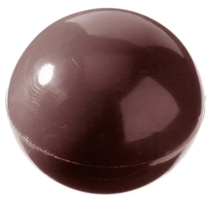 30mm Polycarbonate Half Sphere Chocolate Mold - 24 Cavities (9g Each) | 1.25 Inch Professional Baking Tool for Candy, Cake Decorations & DIY Desserts