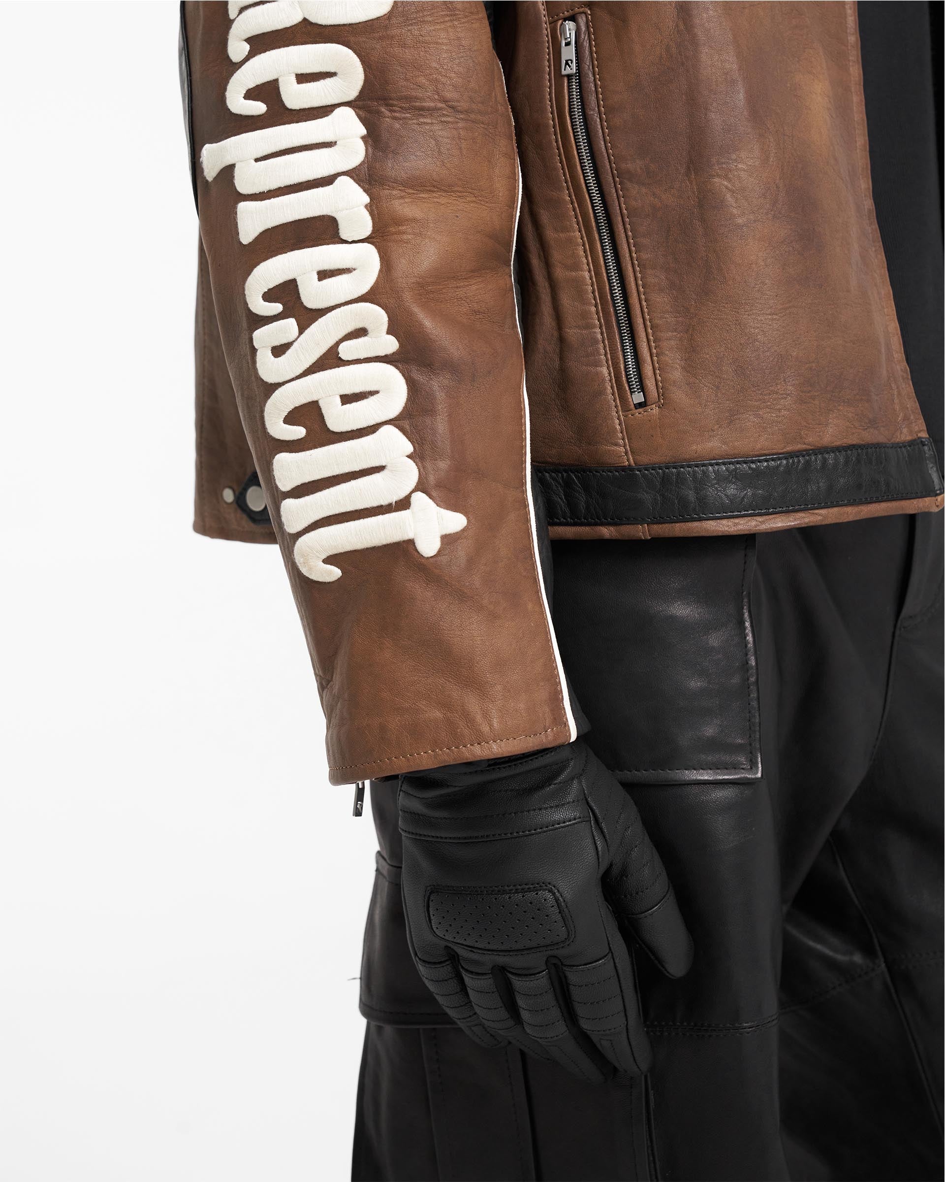 Premium Black Leather Motorcycle Gloves for Men & Women - Durable Riding Gloves for Bikers - Ideal for Cruising, Touring & Racing