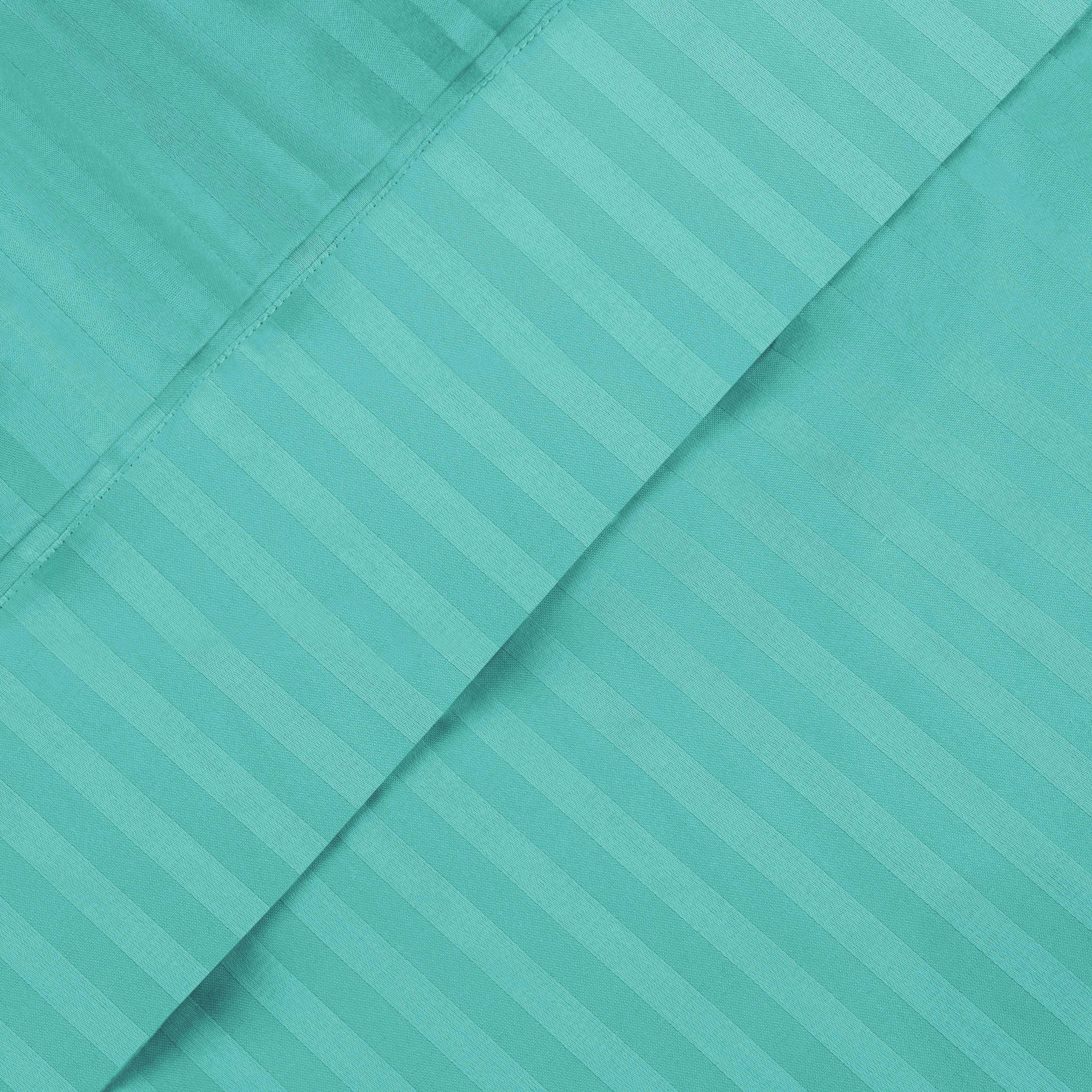 Premium 600 Thread Count Egyptian Cotton Sheet Set - Deep Pocket, Striped Design for Ultimate Comfort & Luxury - Perfect for Master Bedrooms & Guest Rooms