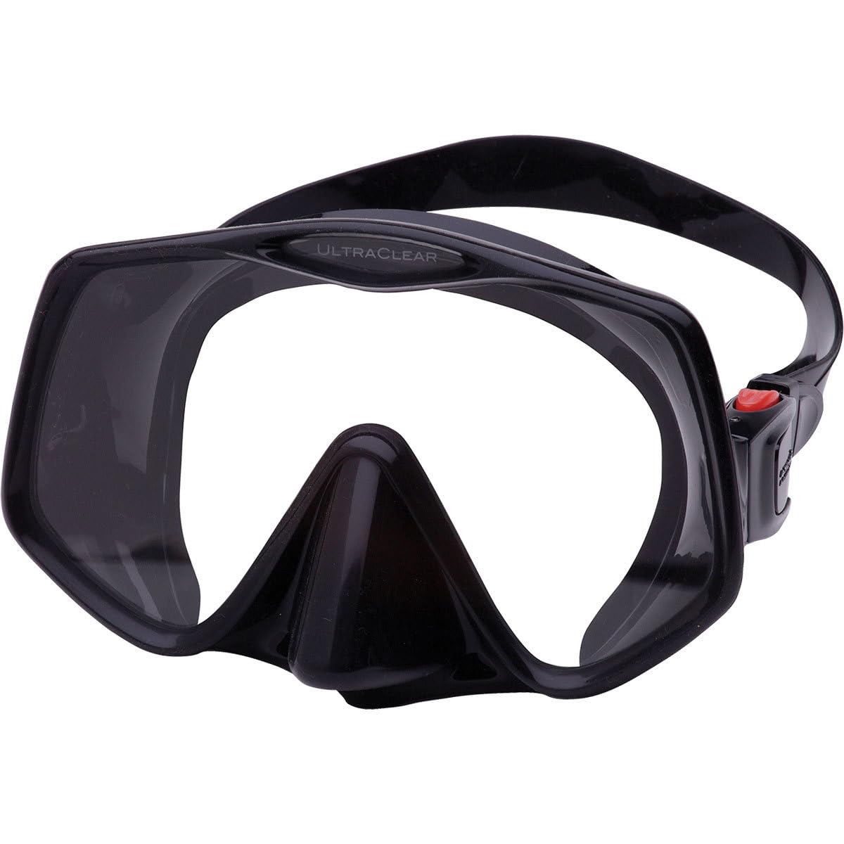 Frameless Face Mask - Medium Fit, Black with Purple Trim - Comfortable & Breathable for Daily Wear, Work, and Travel