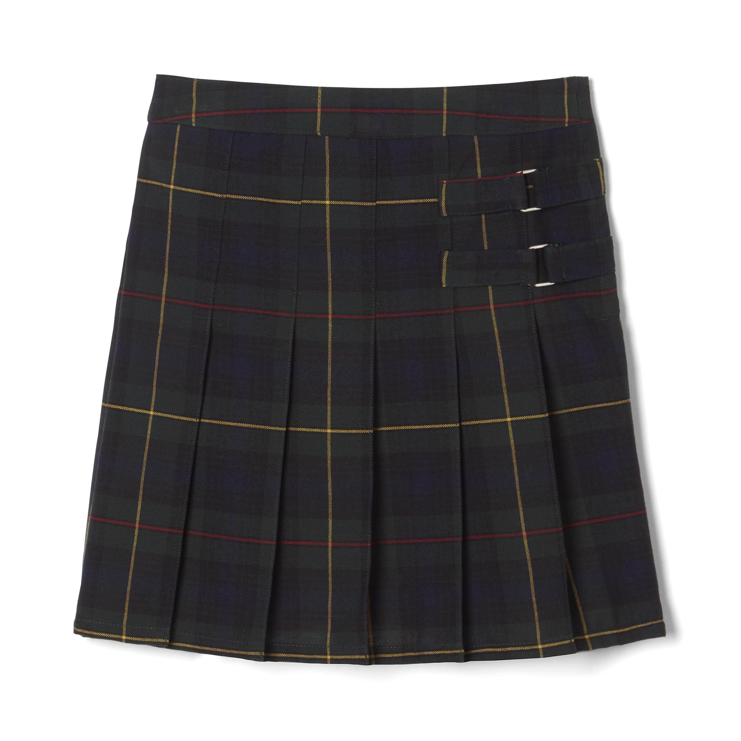 French Toast Girls' Adjustable Waist Pleated-Front Scooter Skirt - Perfect for School Uniforms, Playdates & Casual Outfits
