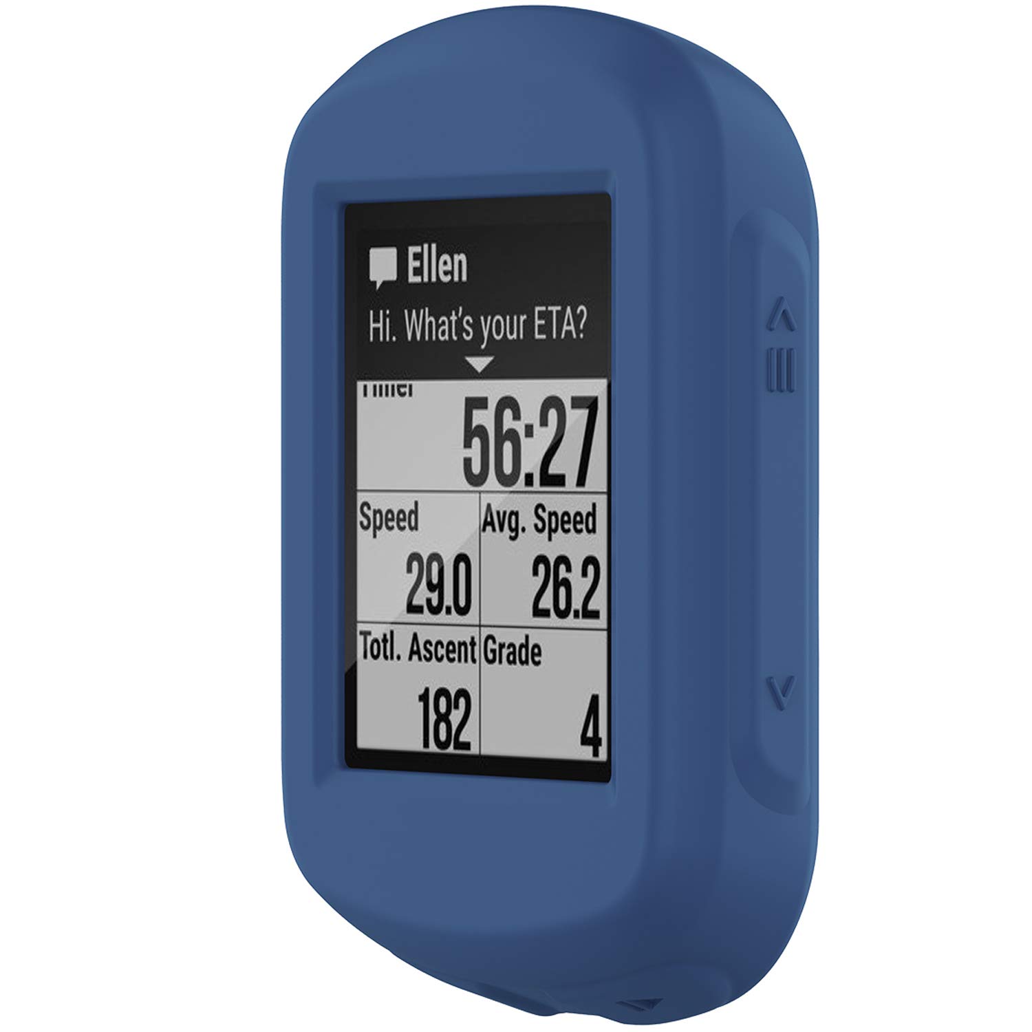 Garmin Edge 130 Plus GPS Bike Computer Case - Soft Silicone Protective Cover with Shockproof Bumper for Cycling, Hiking & Outdoor Sports (Blue Green)