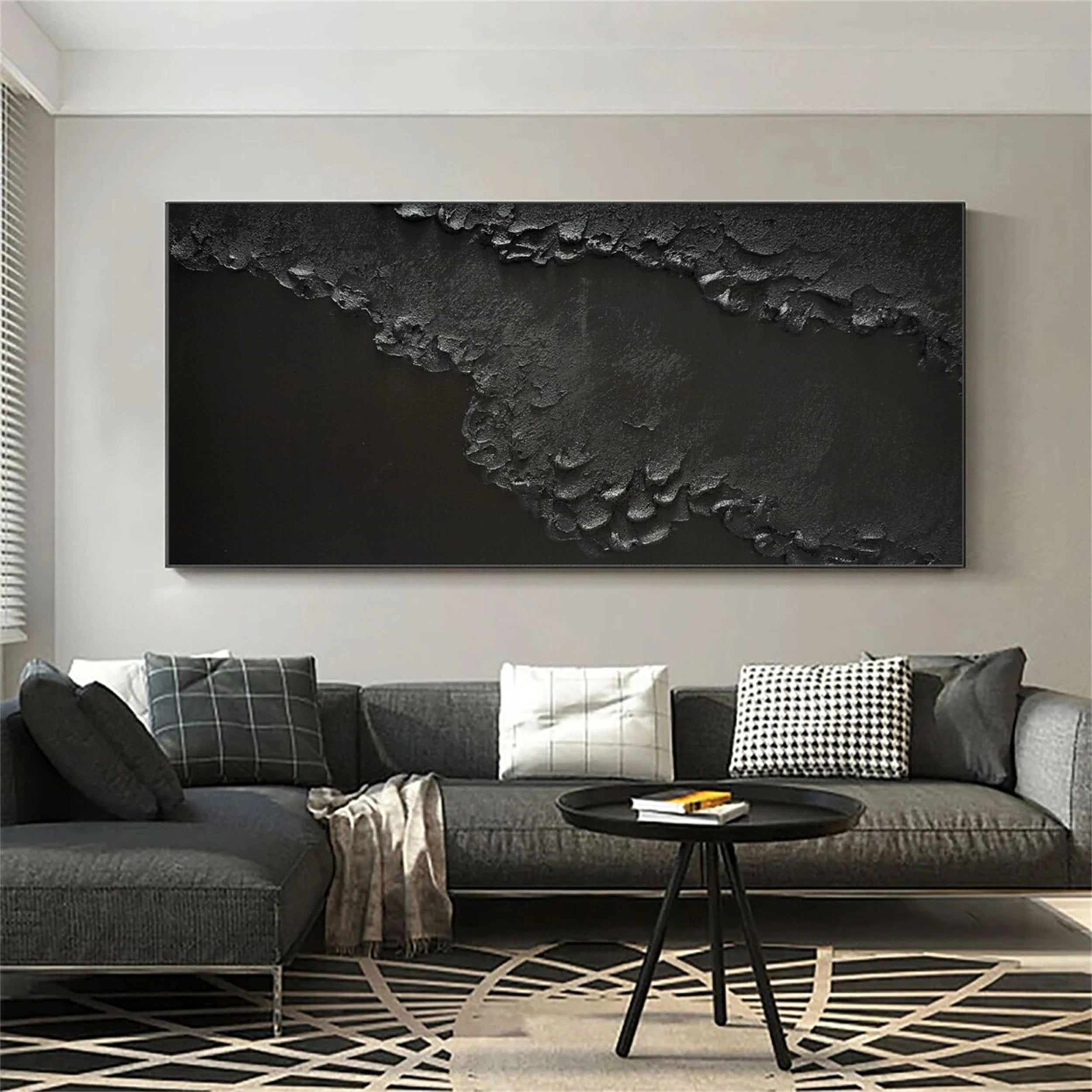 Ocean and Sky Painting #OS 088 - Stunning Seascape Wall Art for Home & Office Decor - Perfect for Living Room, Bedroom or Coastal Themed Spaces