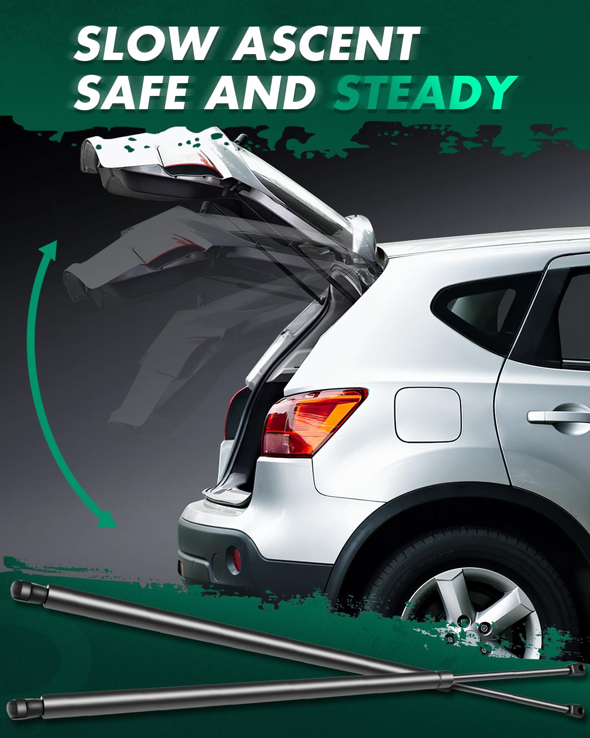 SCITOO Liftgate Lift Supports Replacement Struts Gas Springs Shocks - Compatible with Honda Odyssey 3.5L 2005-2008 - Perfect for Easy Trunk Access & Heavy Load Support
