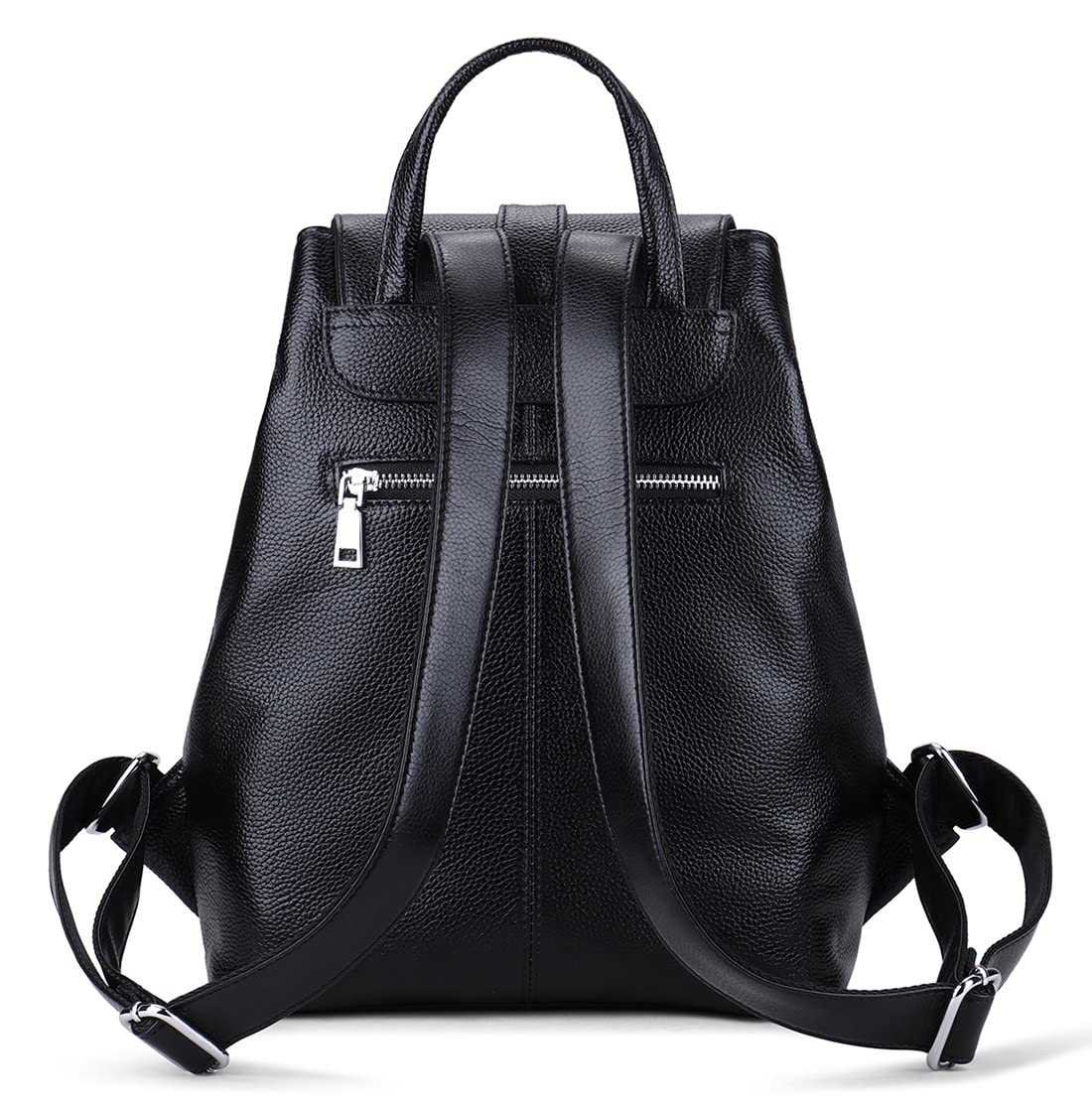 Vintage Genuine Leather Women's Backpack Purse - Stylish School Bag for College, Travel & Everyday Use | COOLCY Fashion Accessories
