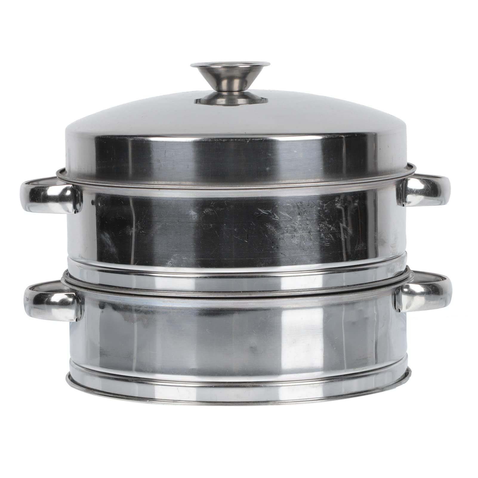 Premium 2-Tier Stainless Steel Steamer Pot with Insert – 16cm Vegetable & Food Steamer Cookware for Healthy Cooking | Perfect for Steaming Vegetables, Dumplings, Seafood & More