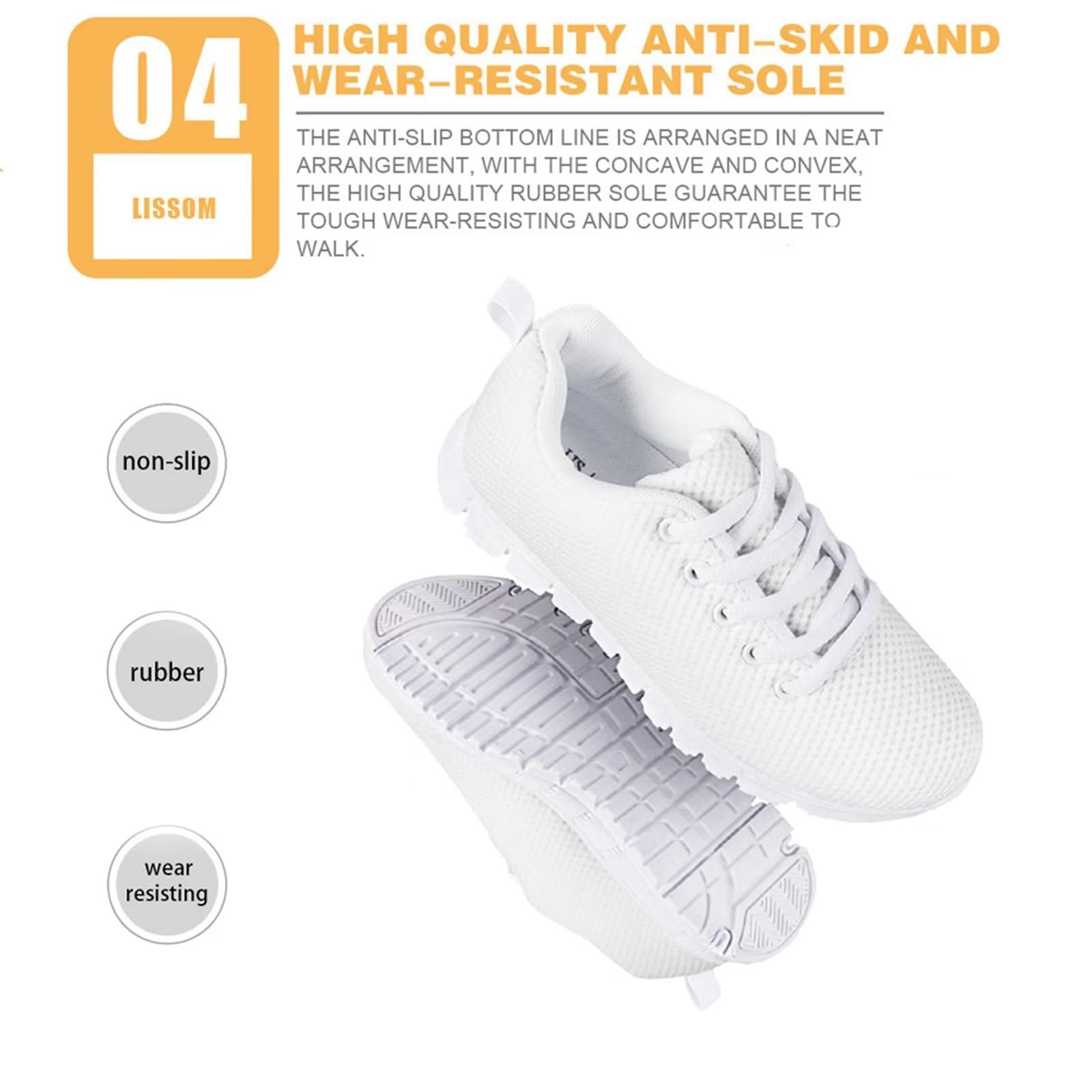 Suobstales Lightweight Mesh Running Sneakers for Boys & Girls - Breathable Kids School Shoes Size 28-34 - Tennis & Casual Sports Shoes for Little & Big Kids | Perfect for School, Playground & Daily Activities