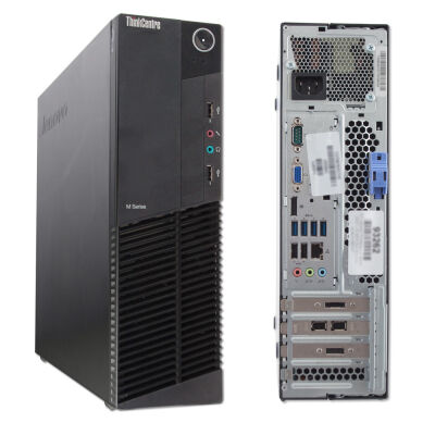 Lenovo ThinkCentre M92P SFF Desktop PC - Intel Core i5-3470 Quad-Core 3.2GHz, 8GB RAM, 128GB SSD, Windows 10 Pro - Compact Business Computer with WiFi, USB 3.0, DisplayPort - Ideal for Office Work, Home Use & Small Business (1 Year Warranty)