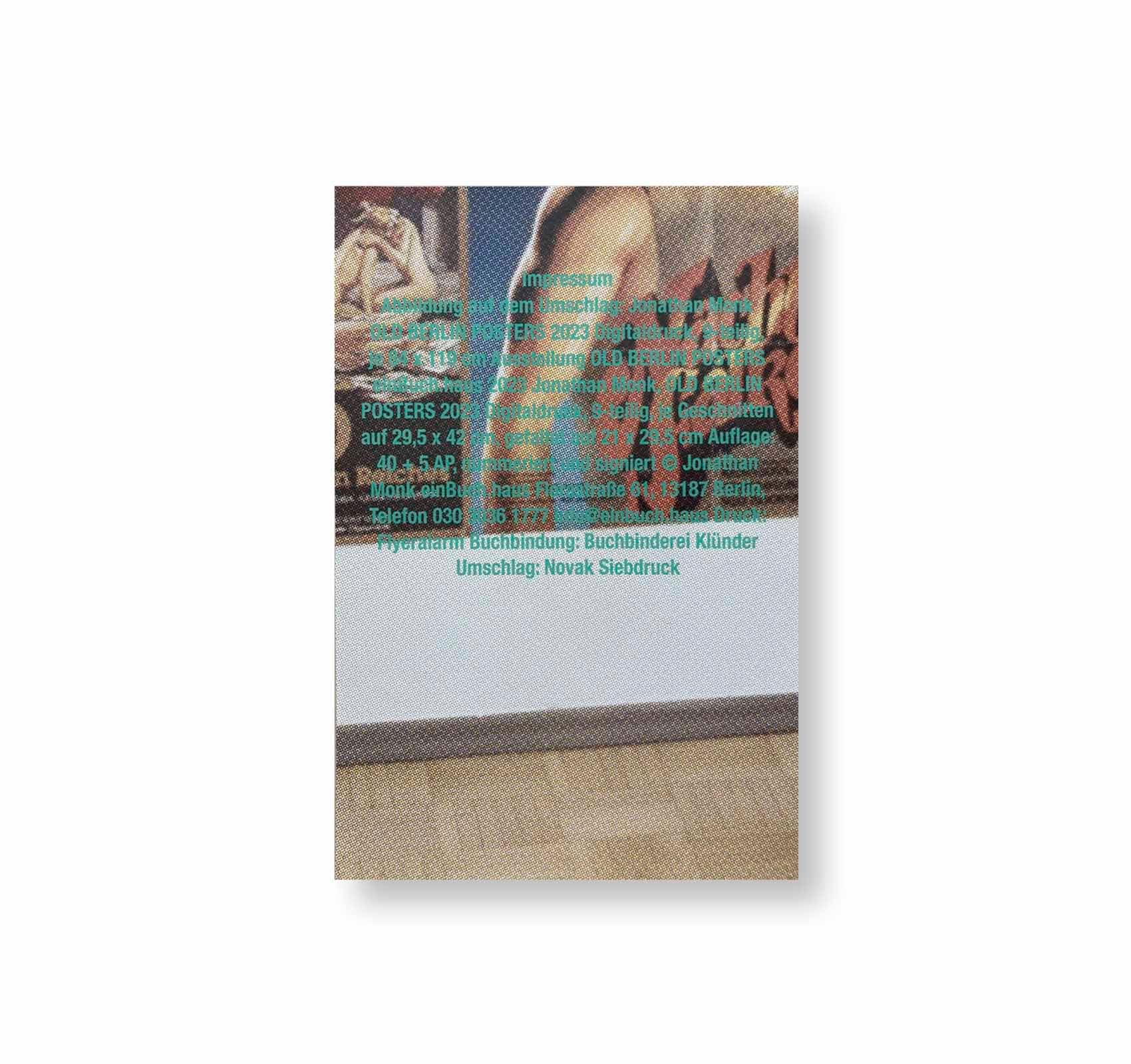 Vintage Old Berlin Posters - Signed Art Print by Jonathan Monk | Poster 01 - Perfect for Home Decor, Office & Art Collectors