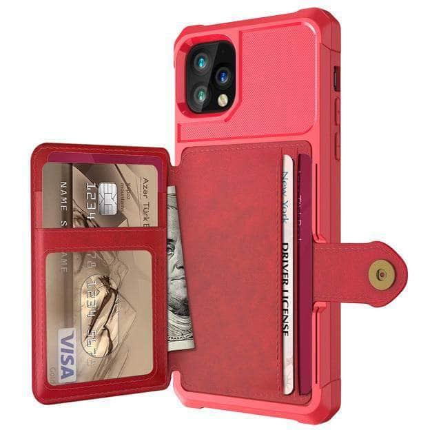 Premium Leather Wallet Case for iPhone 13 Pro Max with Card Slots - Slim Protective Phone Cover for Daily Use, Travel & Business