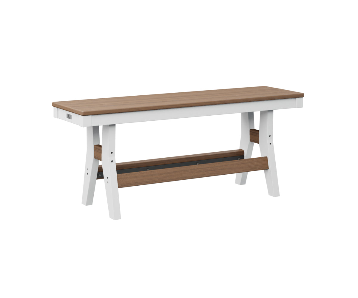 Berlin Gardens Harbor 44 Dining Bench - Outdoor Patio Furniture, Weather-Resistant Wooden Dining Bench for Garden, Deck, Backyard - Perfect for Entertaining and Relaxing