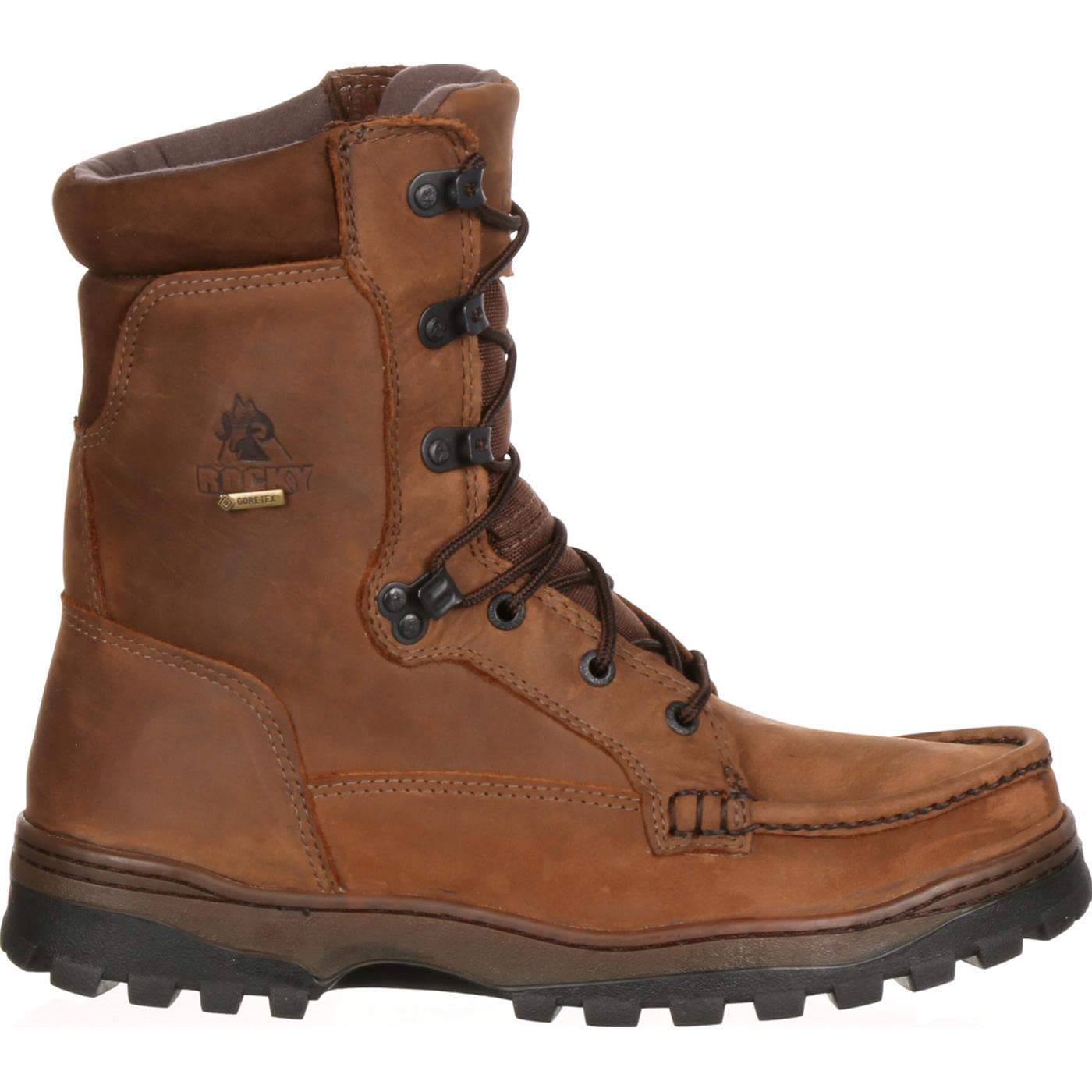 ROCKY Outback Gore-Tex Waterproof Hiking Boots for Men - All-Weather Outdoor Adventure & Work Boots for Hunting, Camping & Tough Terrain