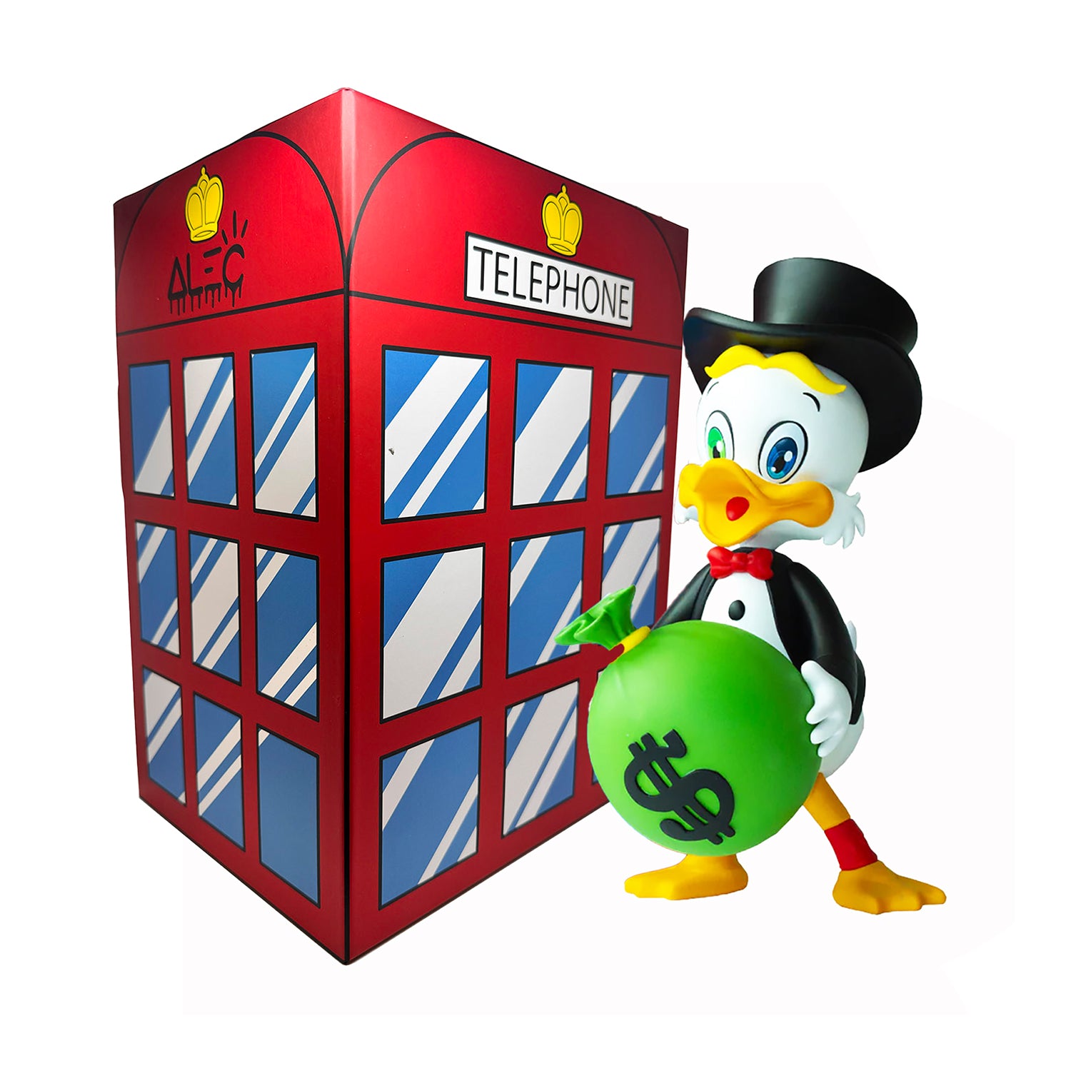 ALEC MONOPOLY 'Rich Ducky' (2025) Vinyl Art Sculpture - Limited Edition Designer Collectible for Home Decor & Luxury Gifts