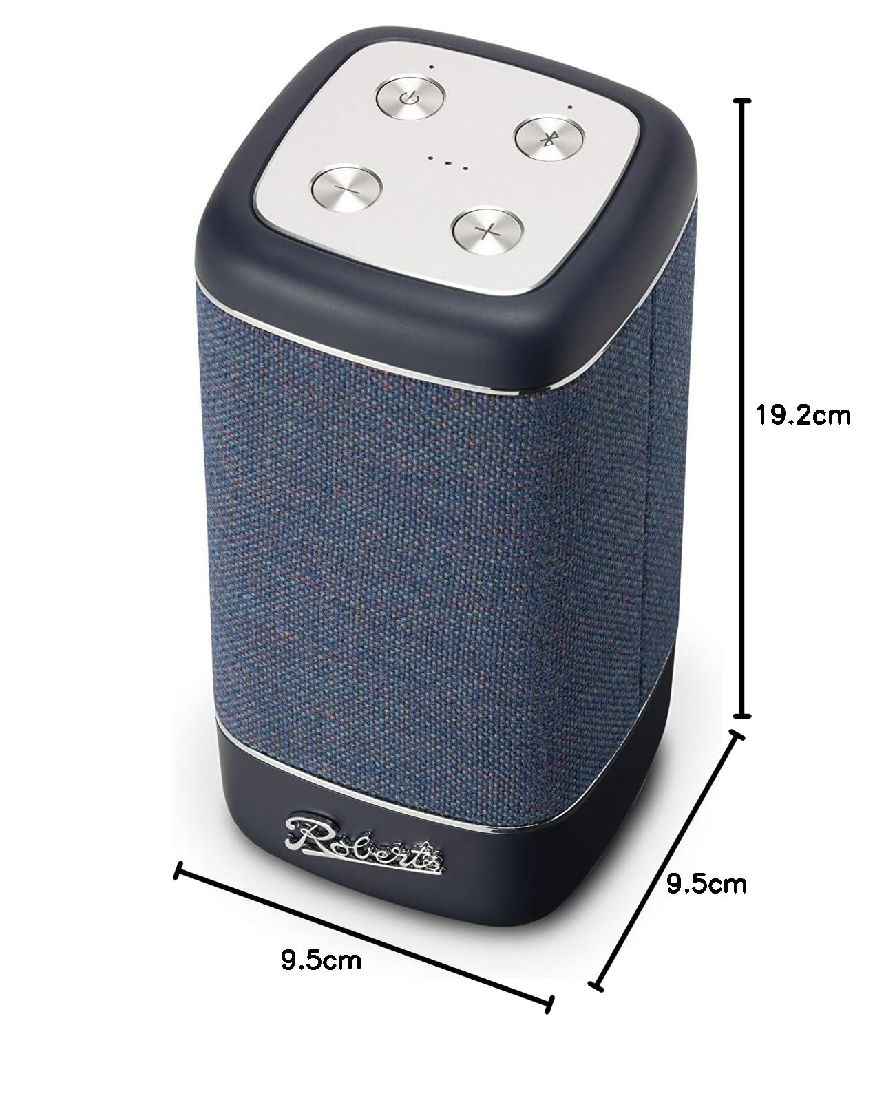 Roberts Beacon 320 Portable Bluetooth Speaker with Rich Bass - Midnight Blue Wireless Speaker for Outdoor, Travel, Beach & Home Use