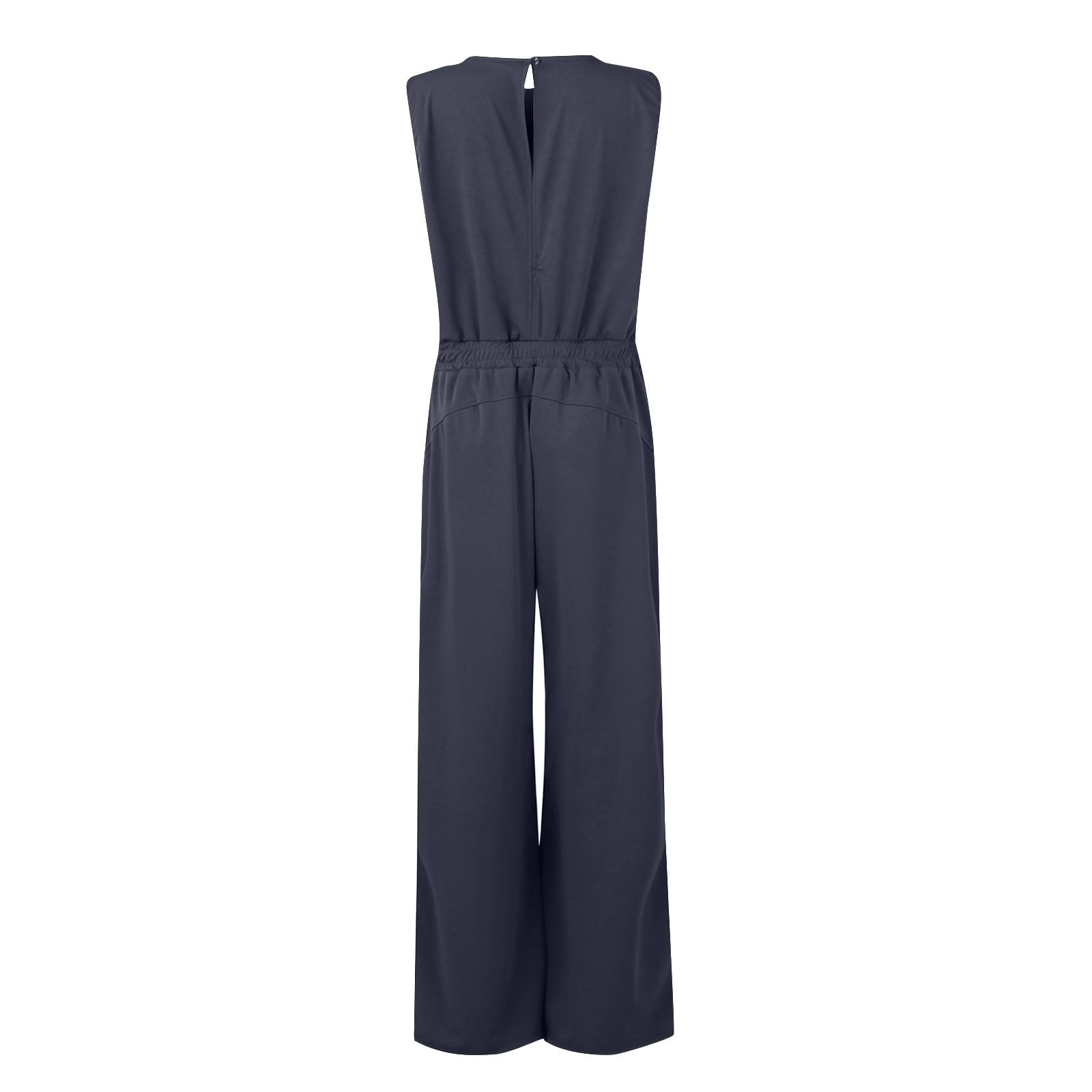 Trendy Y2K Women's Jumpsuits & Rompers - Summer Casual Plus Size Overalls with Tank Tops (Dark Blue, XL) | Lounge Wear, Street Fashion & Vacation Outfits