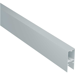 Aluminum Sliding Gate Bottom Rail 6100mm (20ft) - Heavy Duty Track for Smooth and Quiet Gate Operation - Perfect for Driveways, Fences, and Security Gates