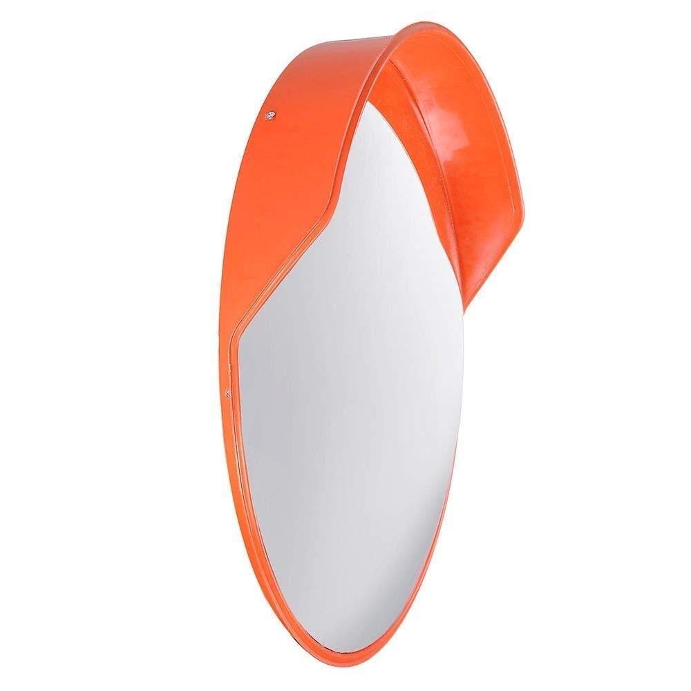 FXLYMR Unbreakable Convex Security Mirror - 360° Wide Angle Traffic & Surveillance Mirror for Parking Lots, Hospitals, Roads - Impact Resistant Breakaway Design for Outdoor Safety & Observation