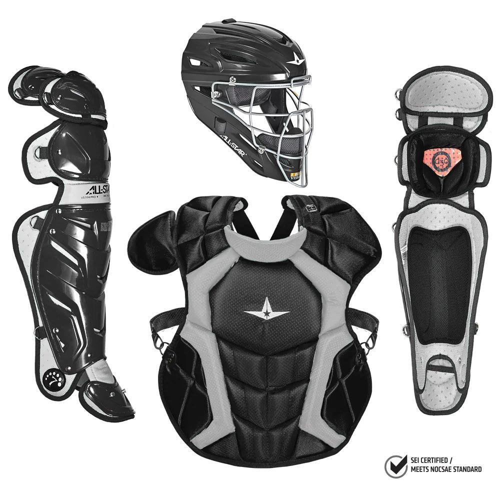 All Star S7 Adult Pro Catcher's Kit - NOCSAE Approved Baseball Gear (CKCCPRO1) | Perfect for Professional & Amateur Catchers - Game & Practice Use