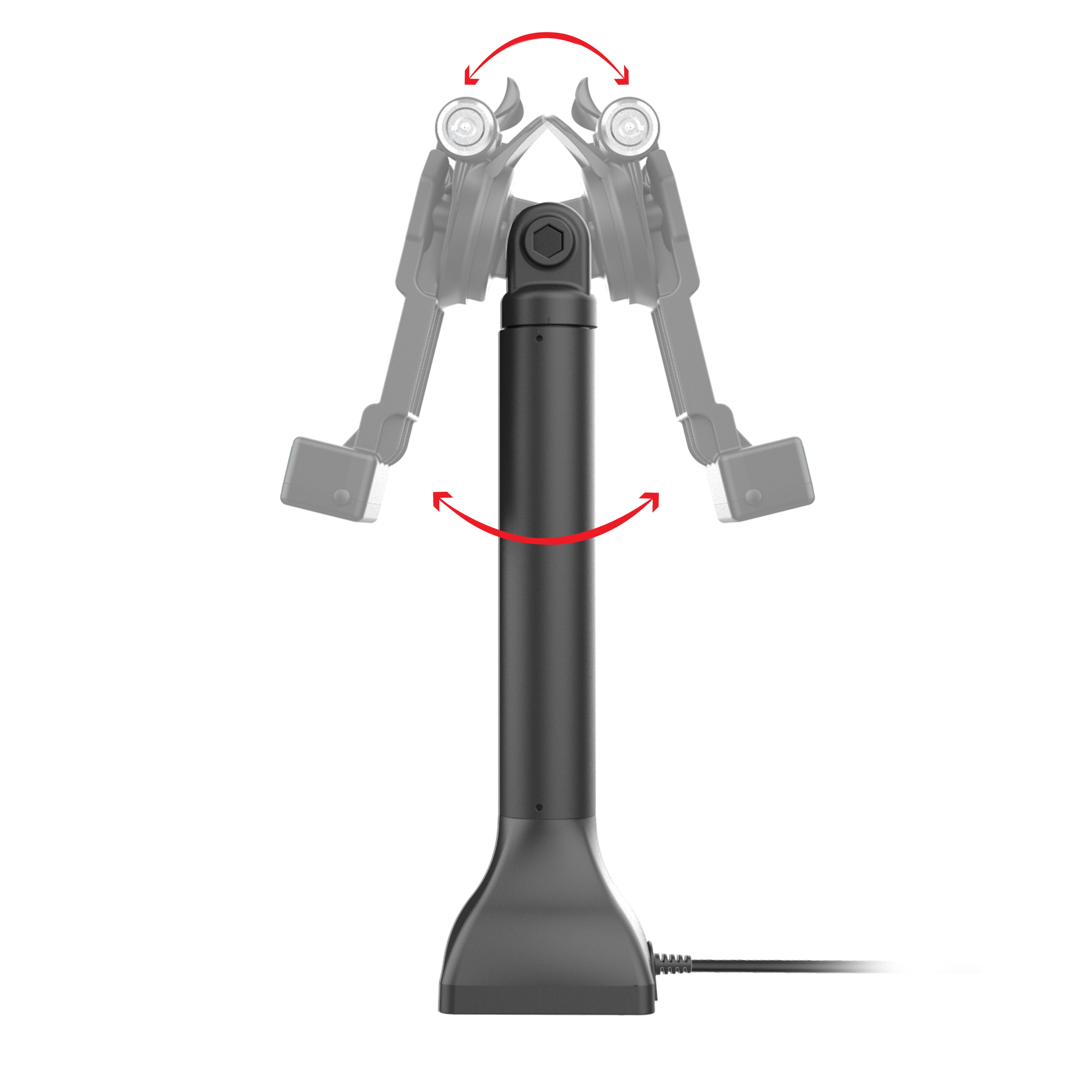 GDS® Uni Conn™ 14 Port Locking Pedestal Dock with PoE - Secure Network Connection for Outdoor/Industrial Use (RAM GDS DOCKLR D11 14 U1E) - Ideal for Marine, RV & Harsh Environment Installations