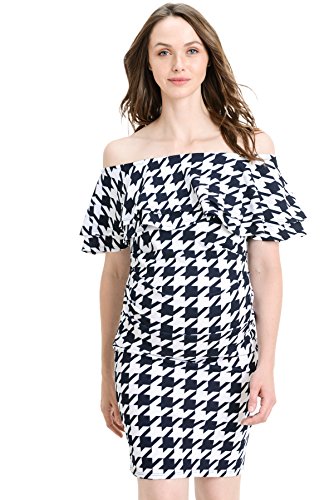 D.navy Houndstooth