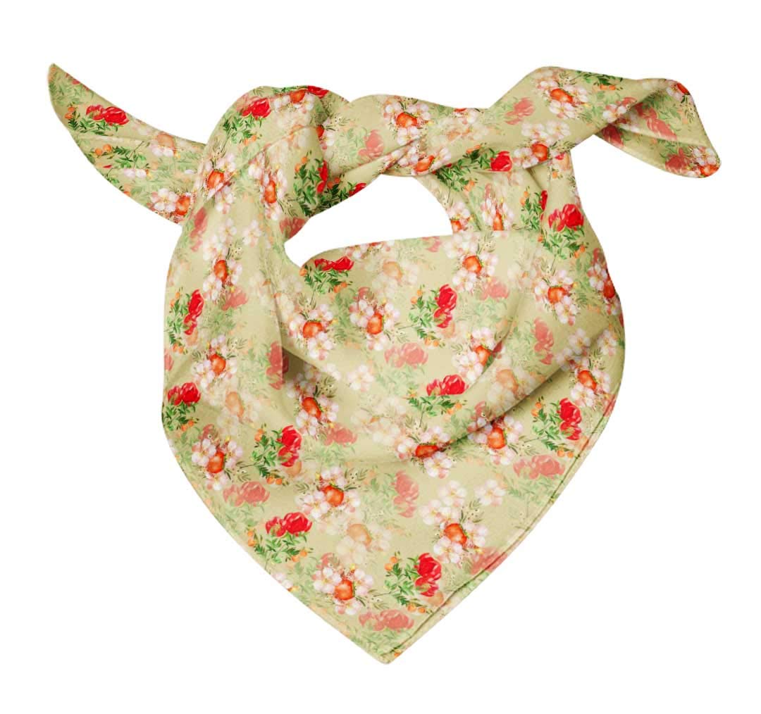 Bimba Printed Pure Silk Scarf - Women's Fashion Hair Wrap, Neck Scarf & Head Bandana for Everyday Style, Travel & Special Occasions